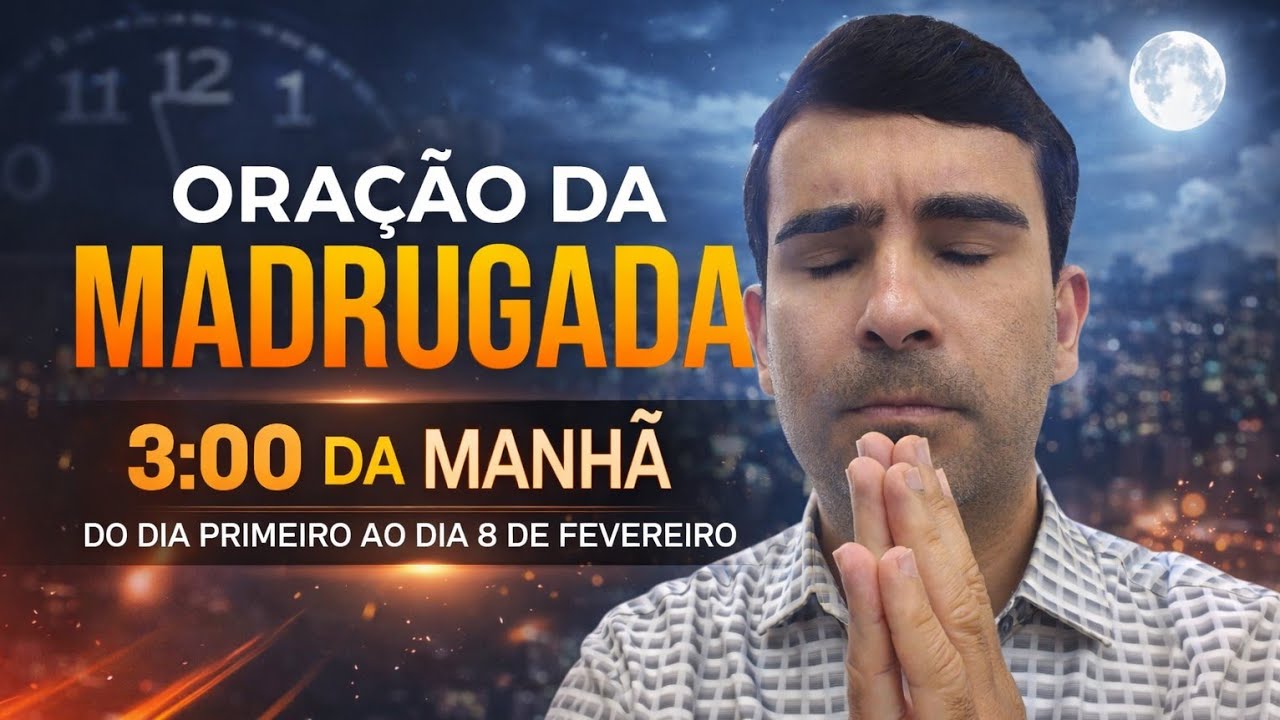 Oração  da madrugada dia 03 de fevereiro