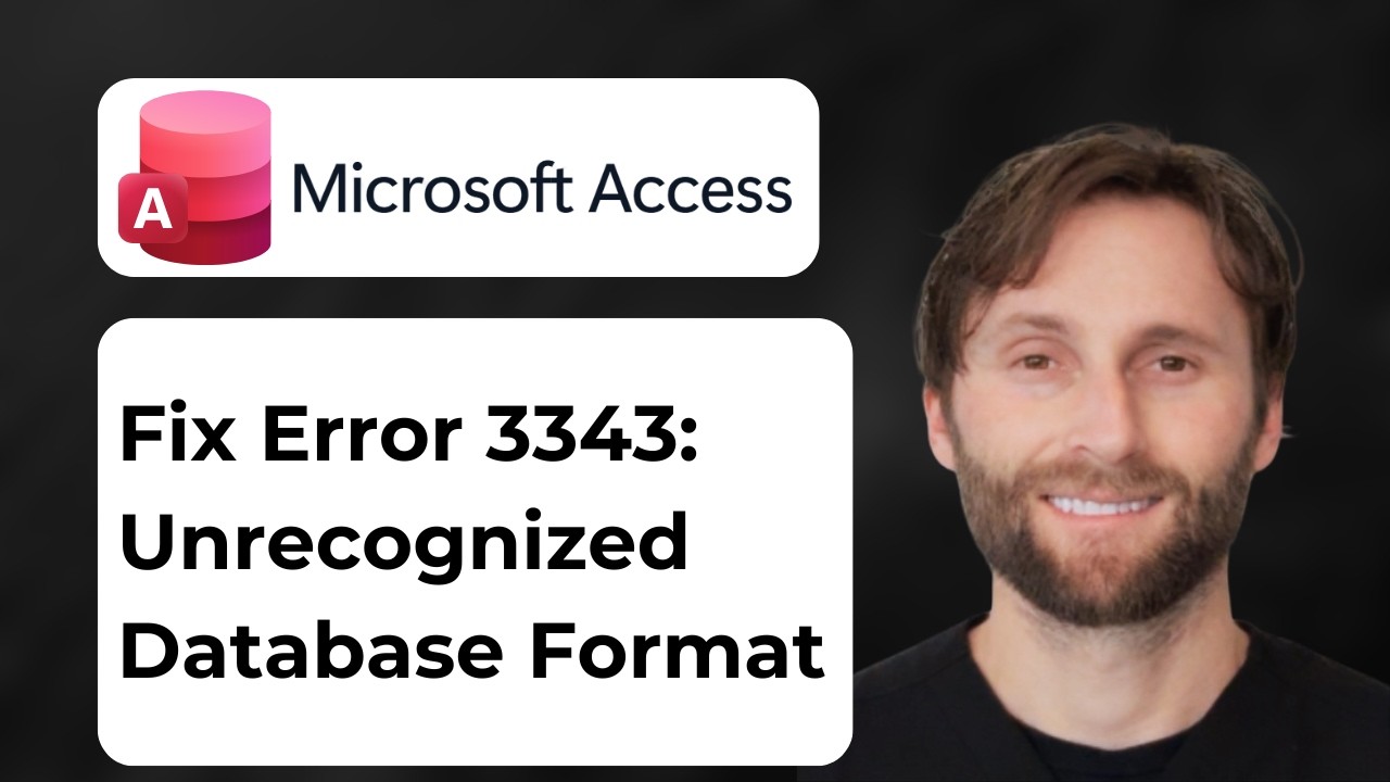 Как исправить ошибку 3343 в Microsoft Access: нераспознанный формат базы данных [Руководство 2026]