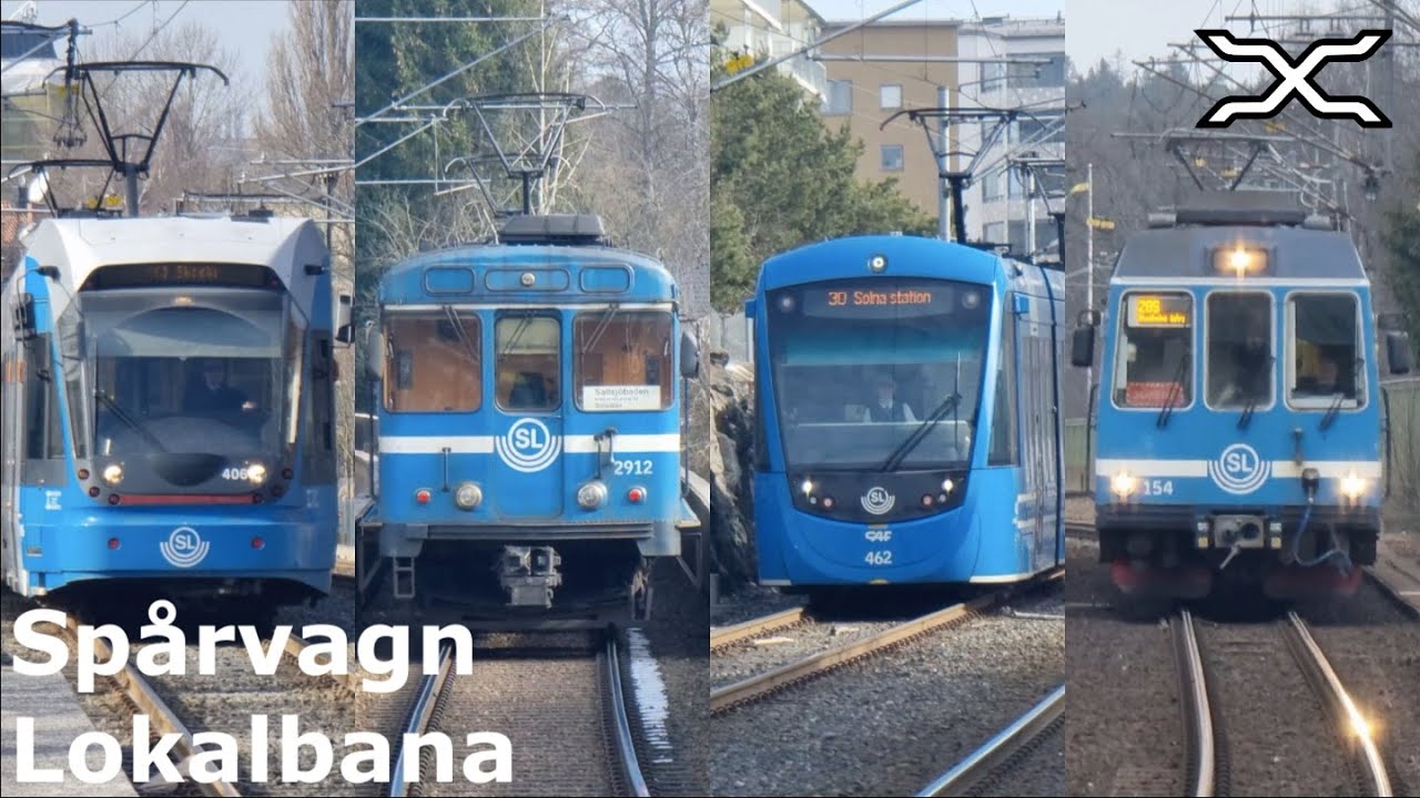 Spårvagn | Lokalbana | Tram | Light rail | Stockholm | Sweden | SL | 2022