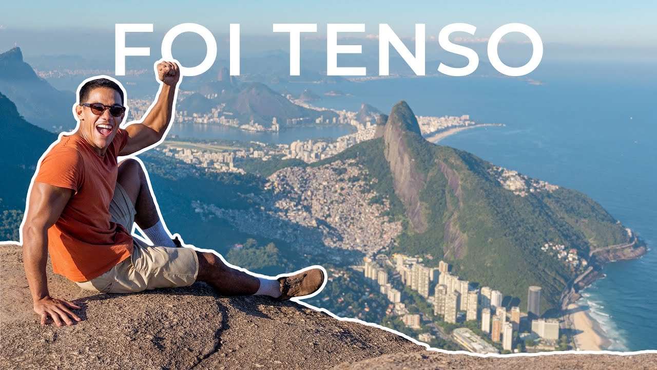 PEDRA DA GÁVEA | A TRILHA MAIS DIFÍCIL e MAIS BONITA do RIO DE JANEIRO... encarei a CARRASQUEIRA