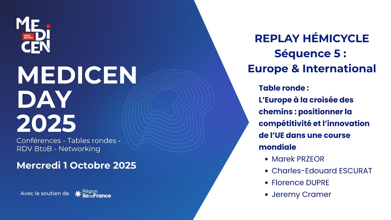 Medicen Day 2025 | Table ronde L’Europe à la croisée des chemins