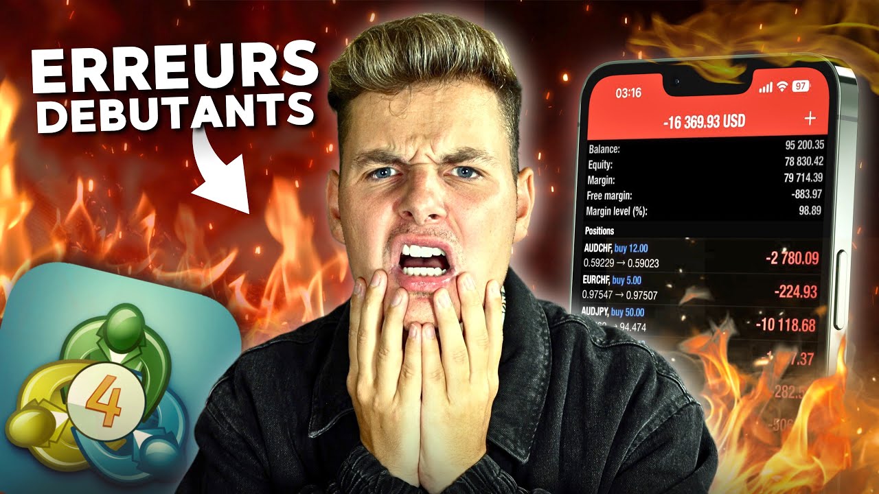10 ERREURS à éviter Absolument en TRADING (J’ai perdu gros)