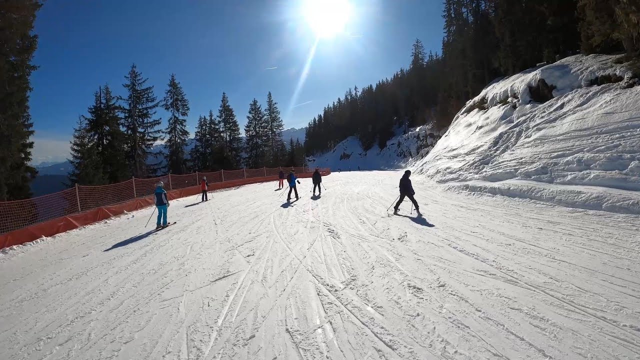 Piste blue 2, 5 and 5a   Zell Am See ski