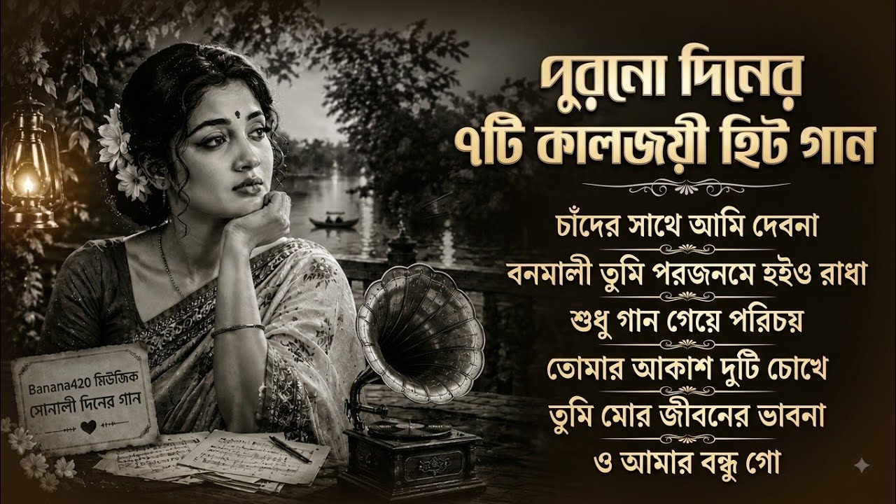 Old Bangla Romantic Songs | 70s 80s 90s Bangla Hits | Bangla Lofi Jukebox | Banana420 Special
