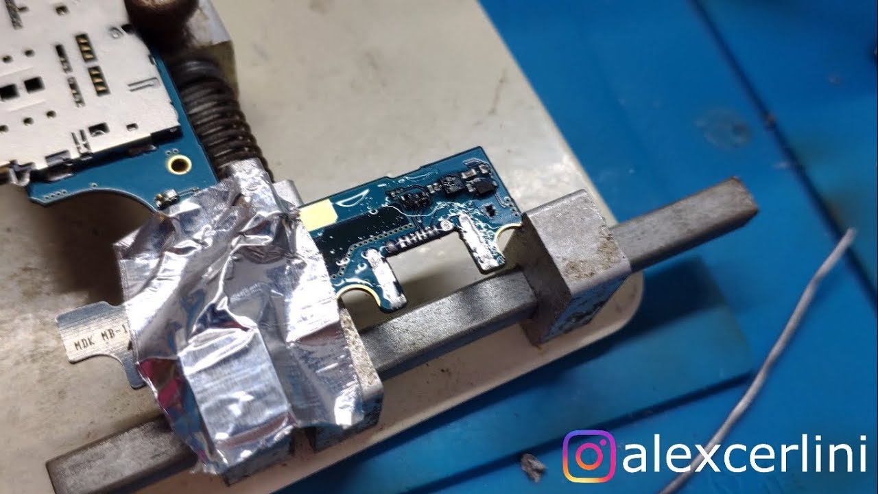 Troca de conector de carga J5 J7 Prime