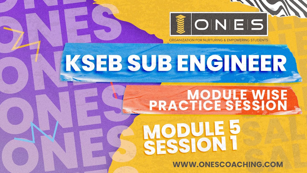 KSEB Sub Engineer | Practice Session | Module 5 | Session 1