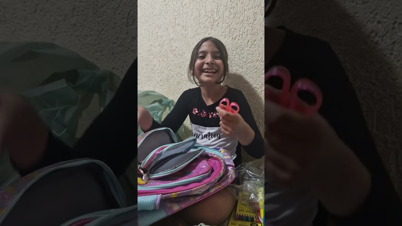 Comprei minha mochila de 2026 e alguns materiais. 