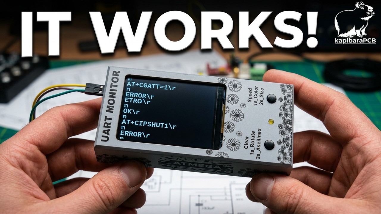 Портативный UART монитор. Вспомогательное устройство отладки