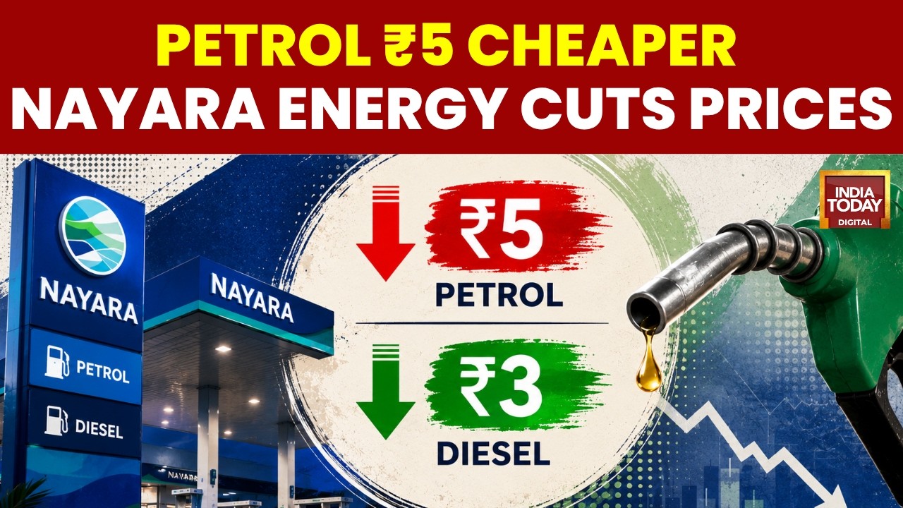 Цены на топливо снижены! Nayara Energy уменьшила стоимость бензина на ₹5, а дизеля на ₹3; большая...