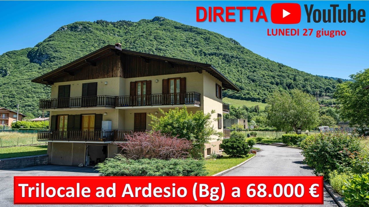 Diretta da ampio trilocale arredato, con box e cantina, ad Ardesio (BG) -NON PIU' DISPONIBILE-
