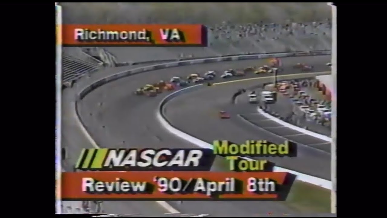 1990 NASCAR Winston Modified Tour Winston 200 at Richmond International Raceway Highlights 