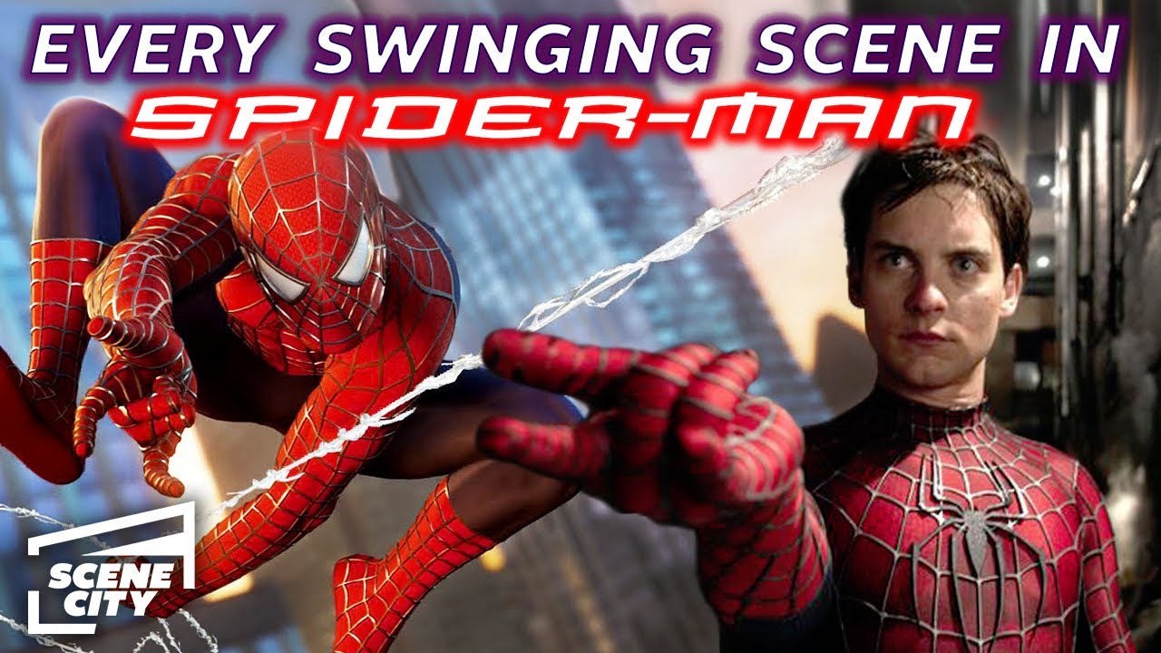EVERY Web Swinging Scene in Spider-Man 2002 (Tobey Maguire, Sam Raimi #Movie #4k)