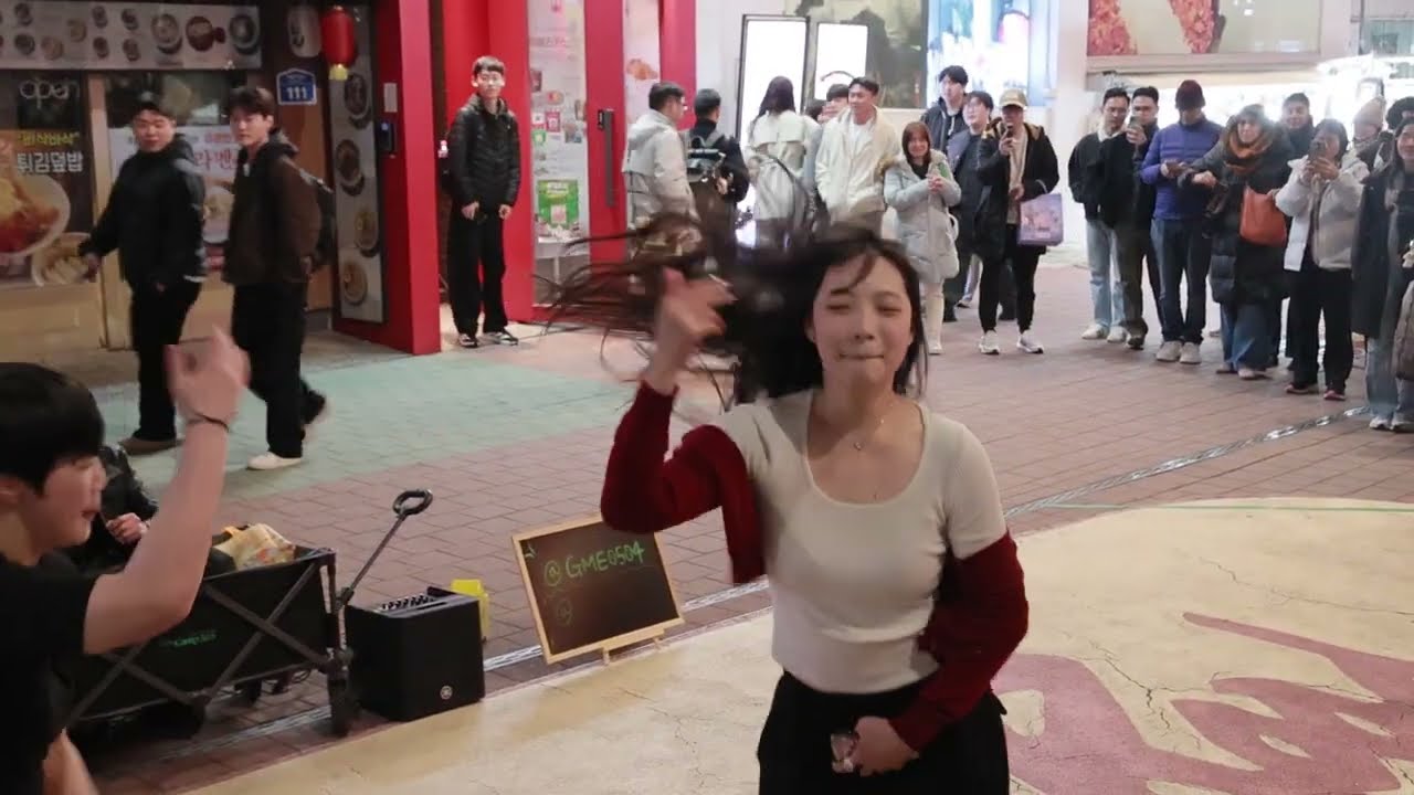 Kpop&JHKTV#Nname Hyojin hyojin in hongdae kpopdanc#강남스타일(Gangnam Style)PSY#엔네임 효진 홍대케이팝댄스#강남스타일