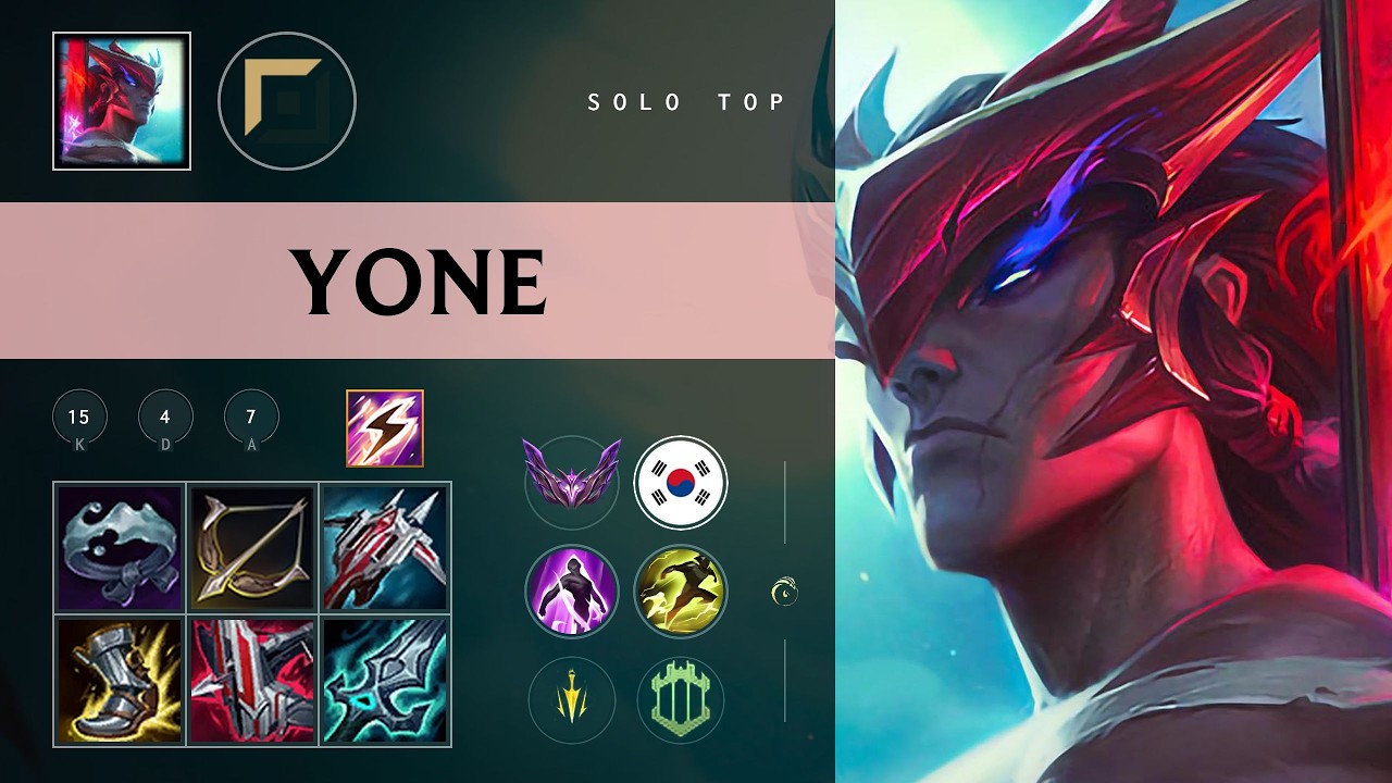 Yone Top vs Ambessa - KR Master Patch 26.09