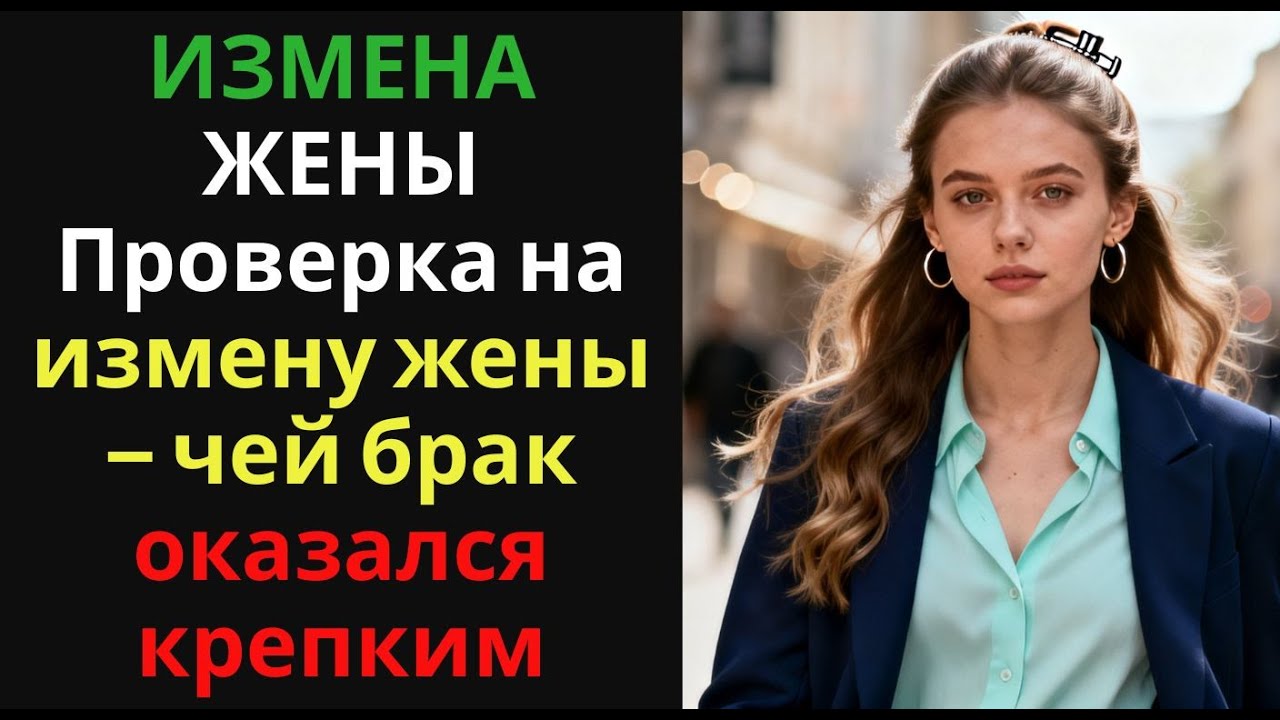ИЗМЕНА ЖЕНЫ Проверка на измену жены — чей брак оказался крепким