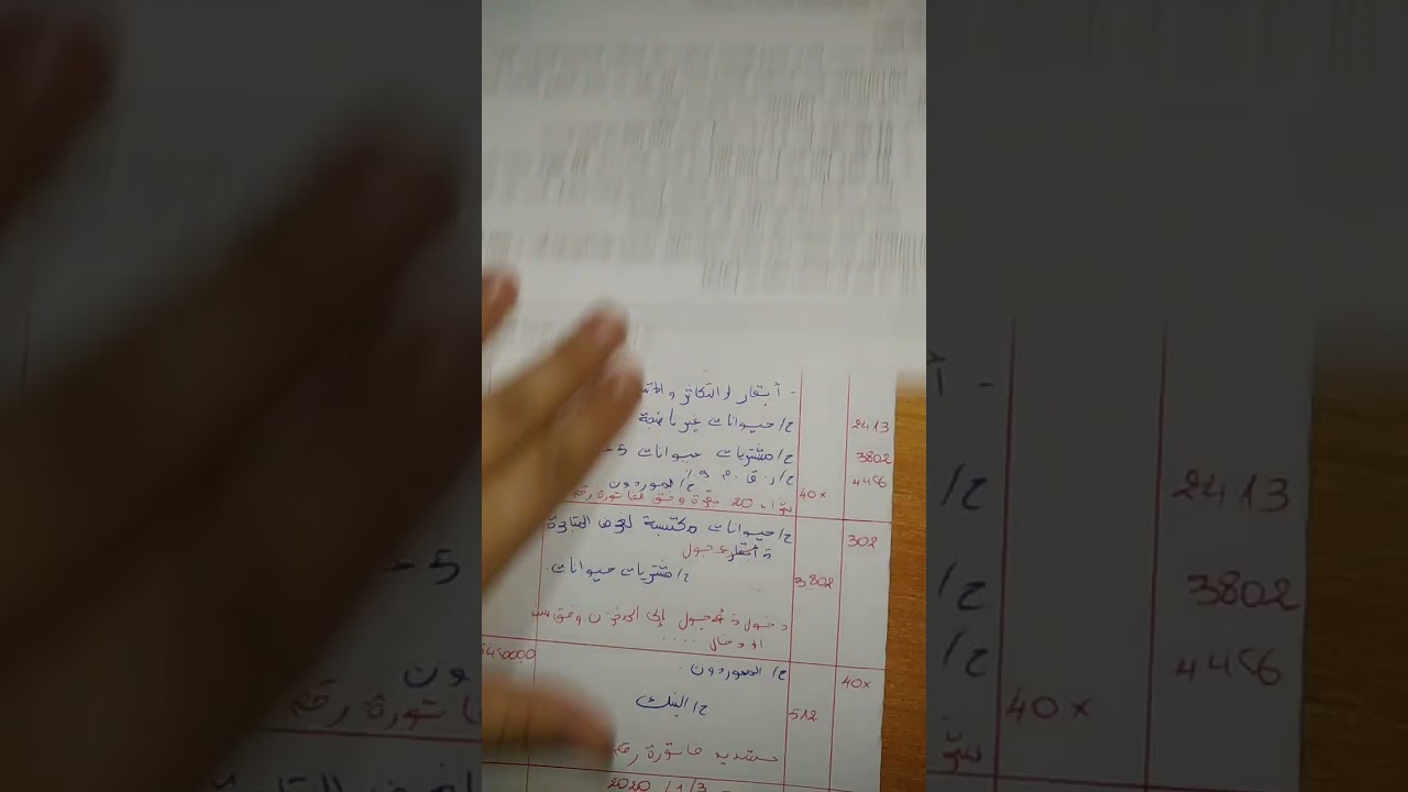 المحاسبة القطاعية 2 لطلبة الماستر 2 ( المحاسبة في القطاع الفلاحي الحيواني) الجزء 2