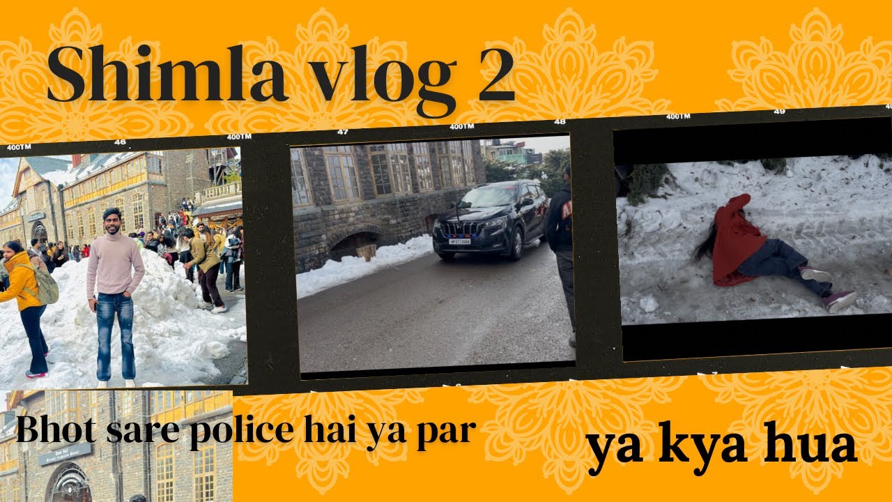Dii sleep ho gai barf ma Shimla vlog 2