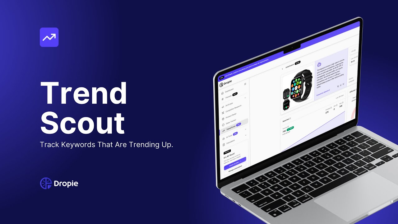 Dropie - Trend Scout | Discover Growing Search Trends Before They Go Viral