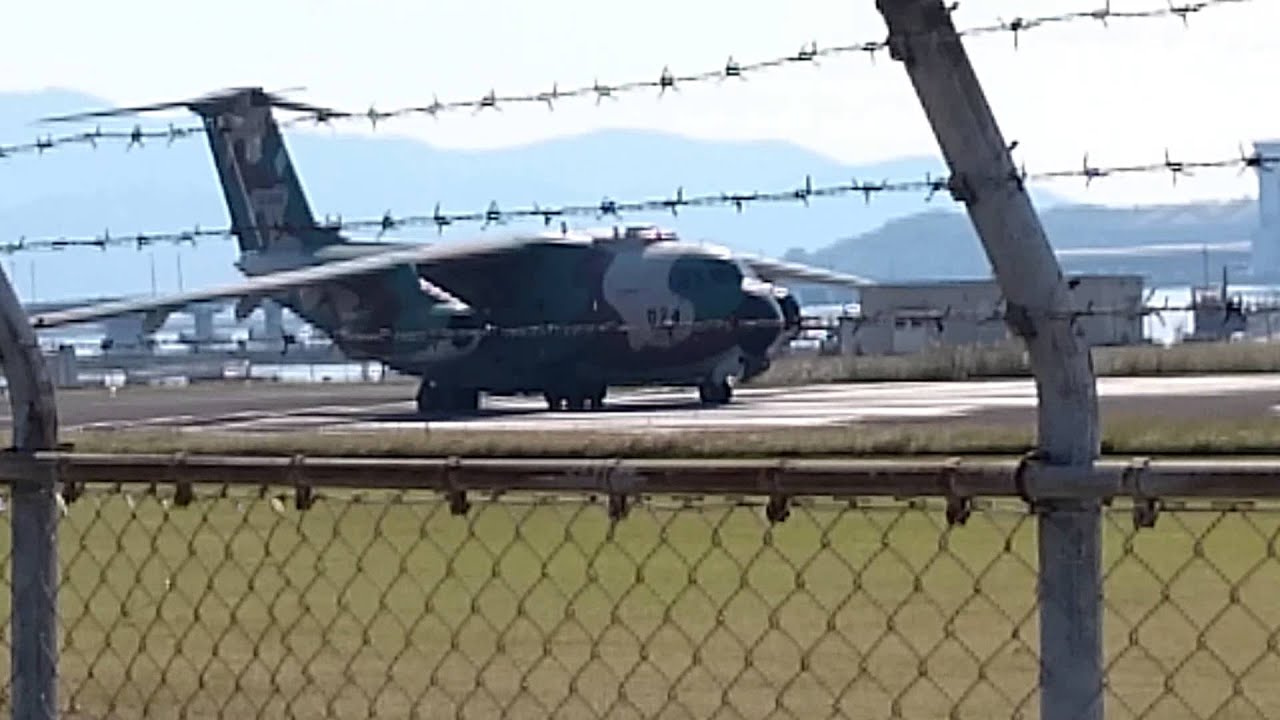 C-1輸送機 離陸 海上自衛隊大村航空基地