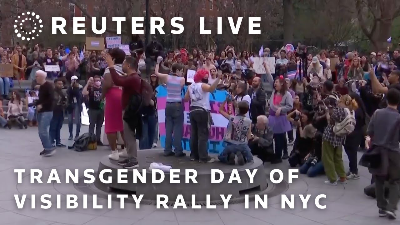 LIVE: Transgender Day of Visibility supporters take to the streets in NYC