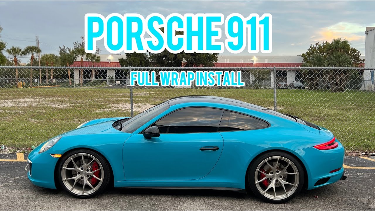 How to wrap a Porsche 911 4s