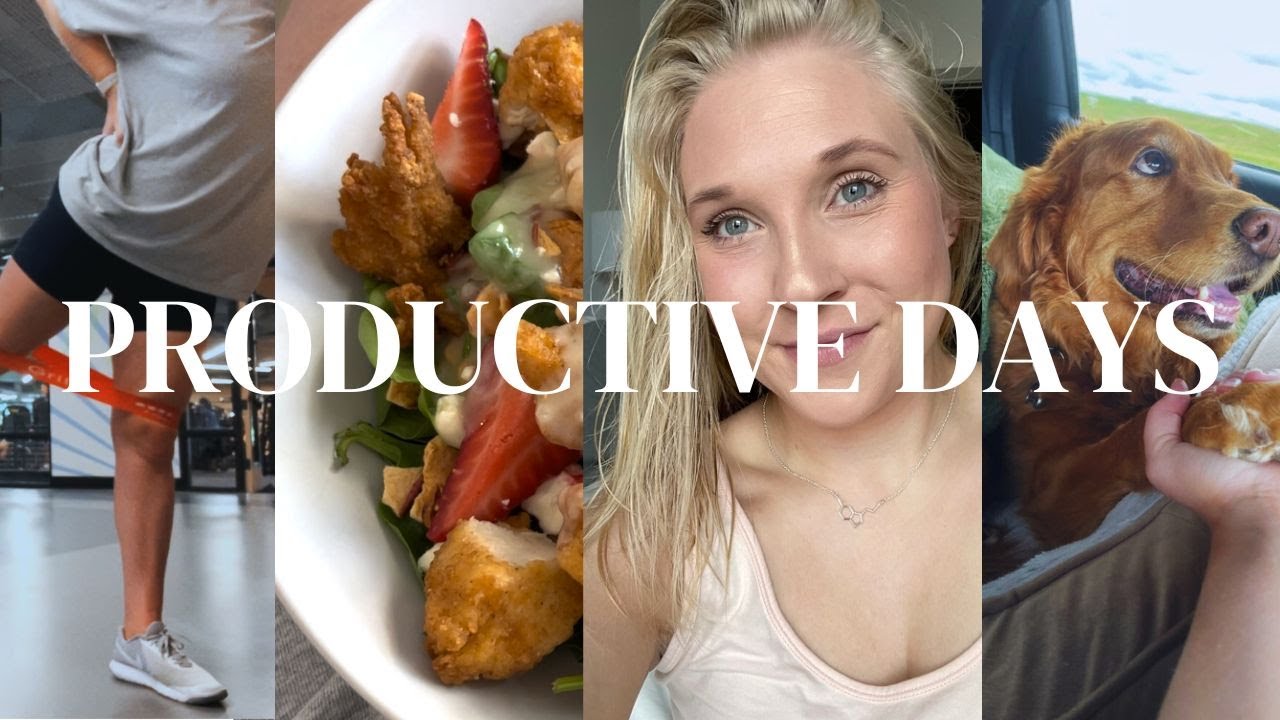 PRODUCTIVE DAYS IN MY LIFE | morning routine, job prep, pizza making, packing for vacation