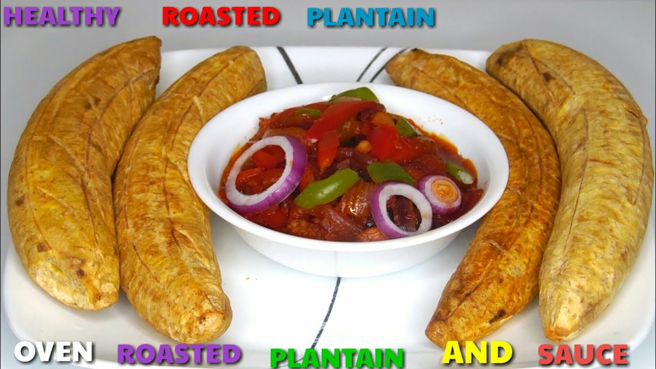 OVEN ROASTED PLANTAIN | HOW TO BAKE SWEET PLANTAINS | ROASTED PLANTAIN RECIPE