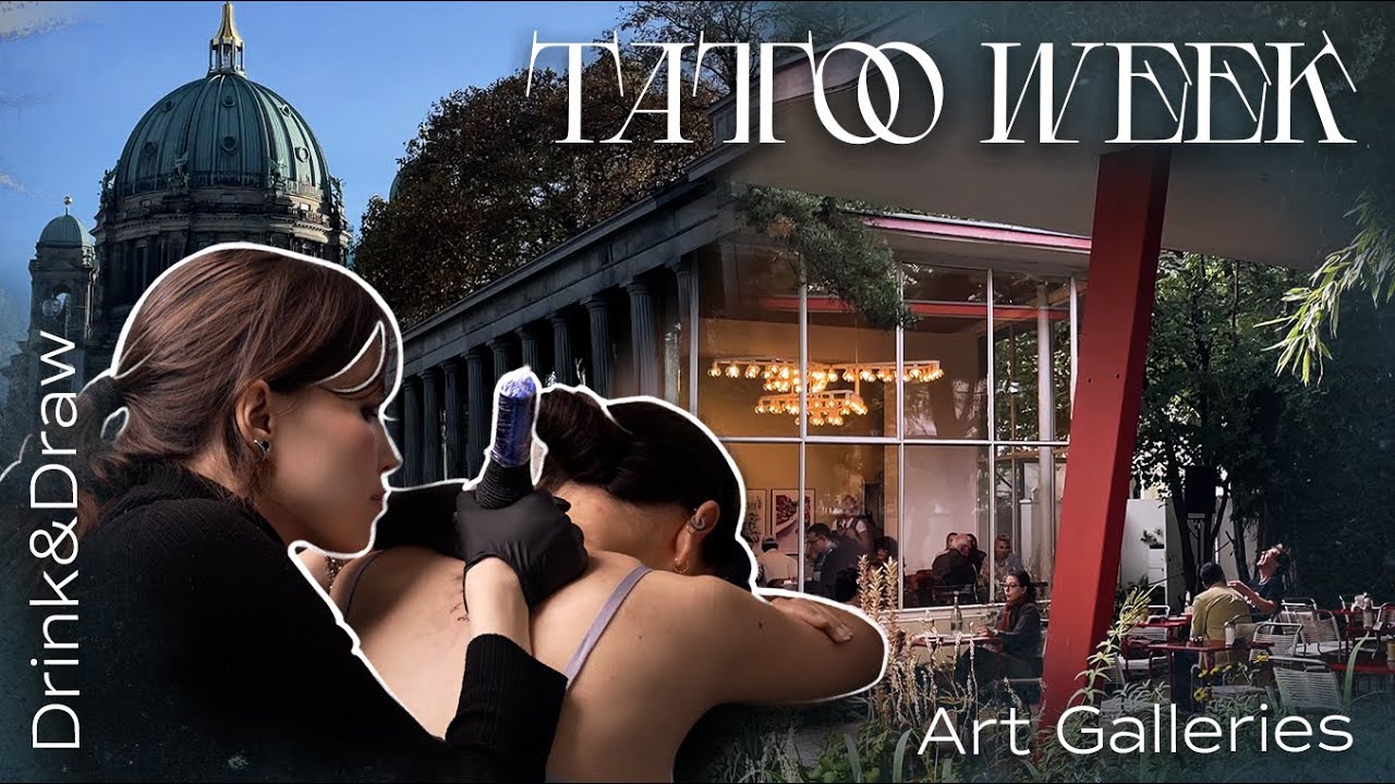 Неделя из жизни тату-мастера в Берлине 🖤🖋️ Artsy Vlog