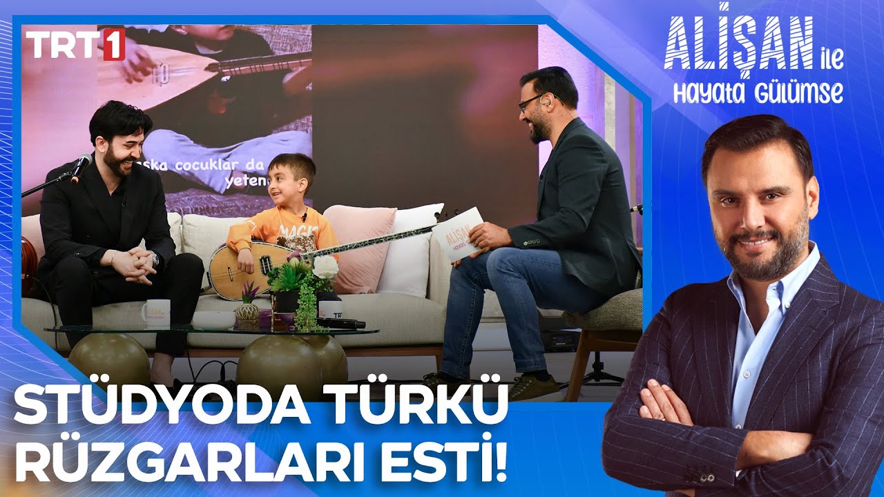 6 yaşındaki Çınar'ın elinden sazı, dilinden türküleri eksik olmuyor! | @AlisanileHayataGulumseTRT