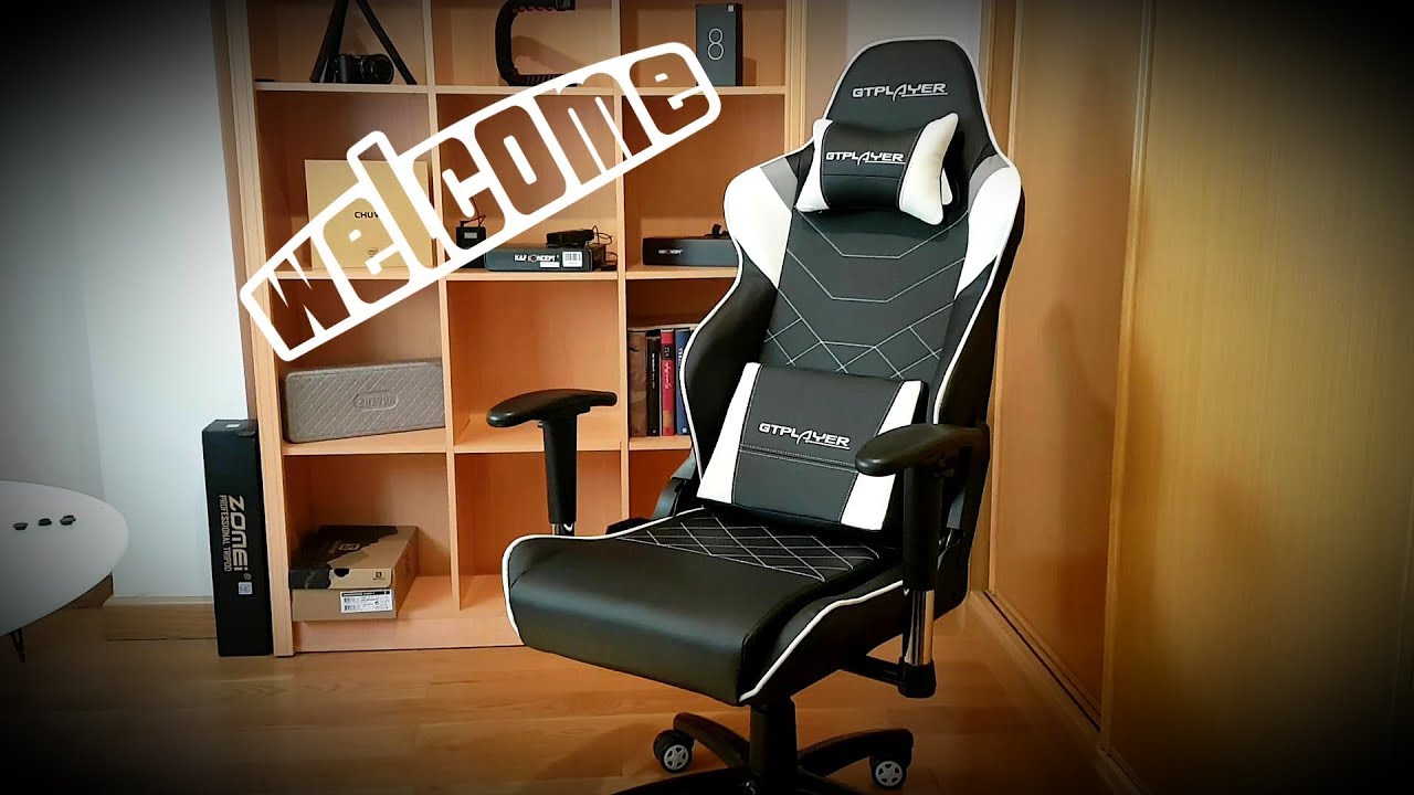 GTplayer bluetooth Unboxing review. la mejor silla para jugar 2021, Incorpora altavoces bluetooh.