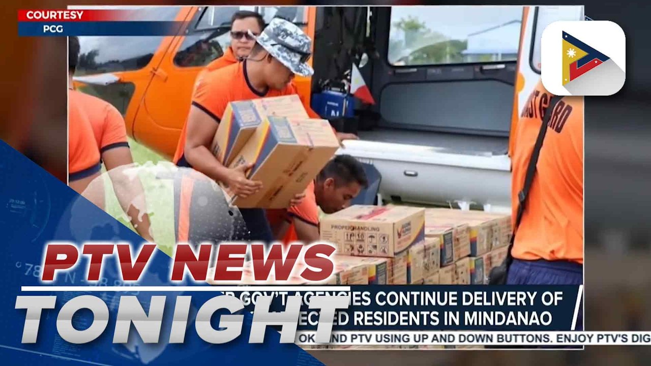PCG and other government agencies continue relief operations and delivery of aid to quake...