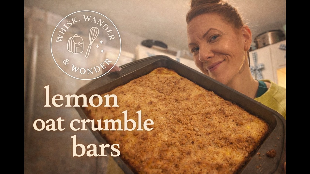 A Quiet Bake: Lemon Oat Crumble Bars