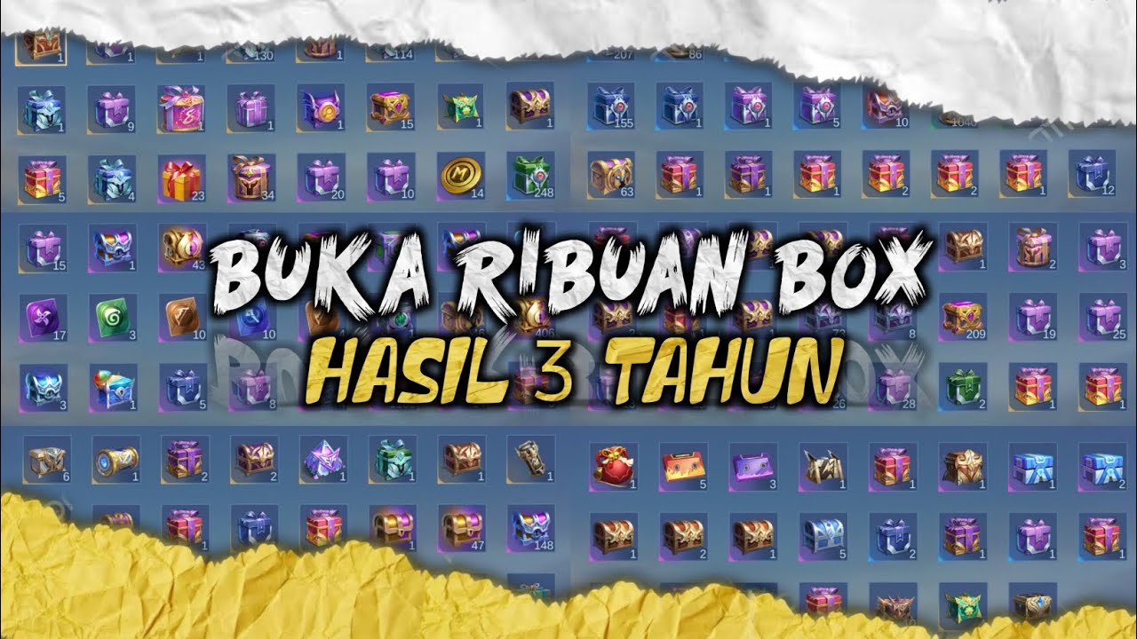 BUKA BOX HASIL NABUNG 3 TAHUN
