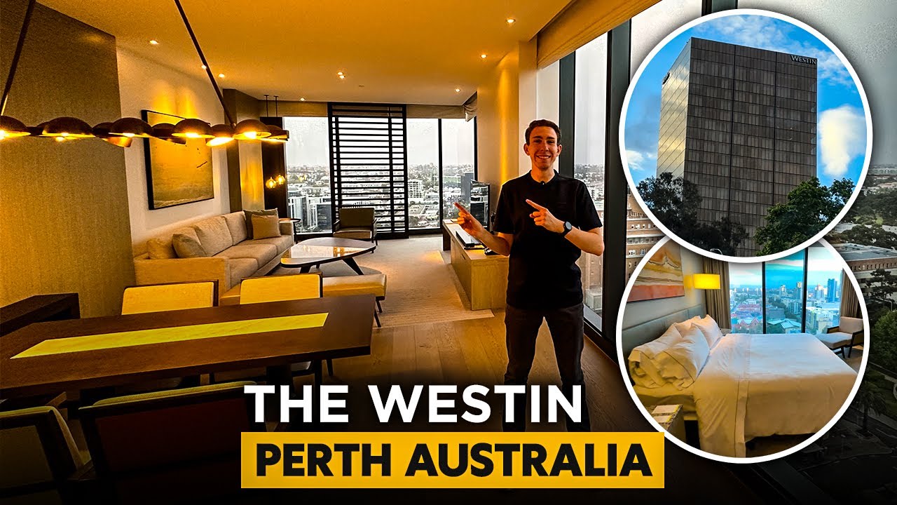 Внутри НЕВЕРОЯТНОГО отеля Westin Luxury Hotel в Перте 【Полный обзор и тур!!】