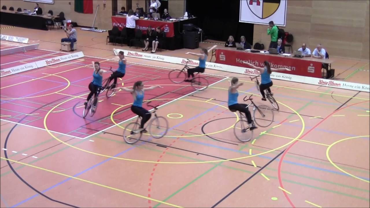 Deutsche Meisterschaft der Elite 2016 6er Kunstrad VfH Worms Silbermedaille