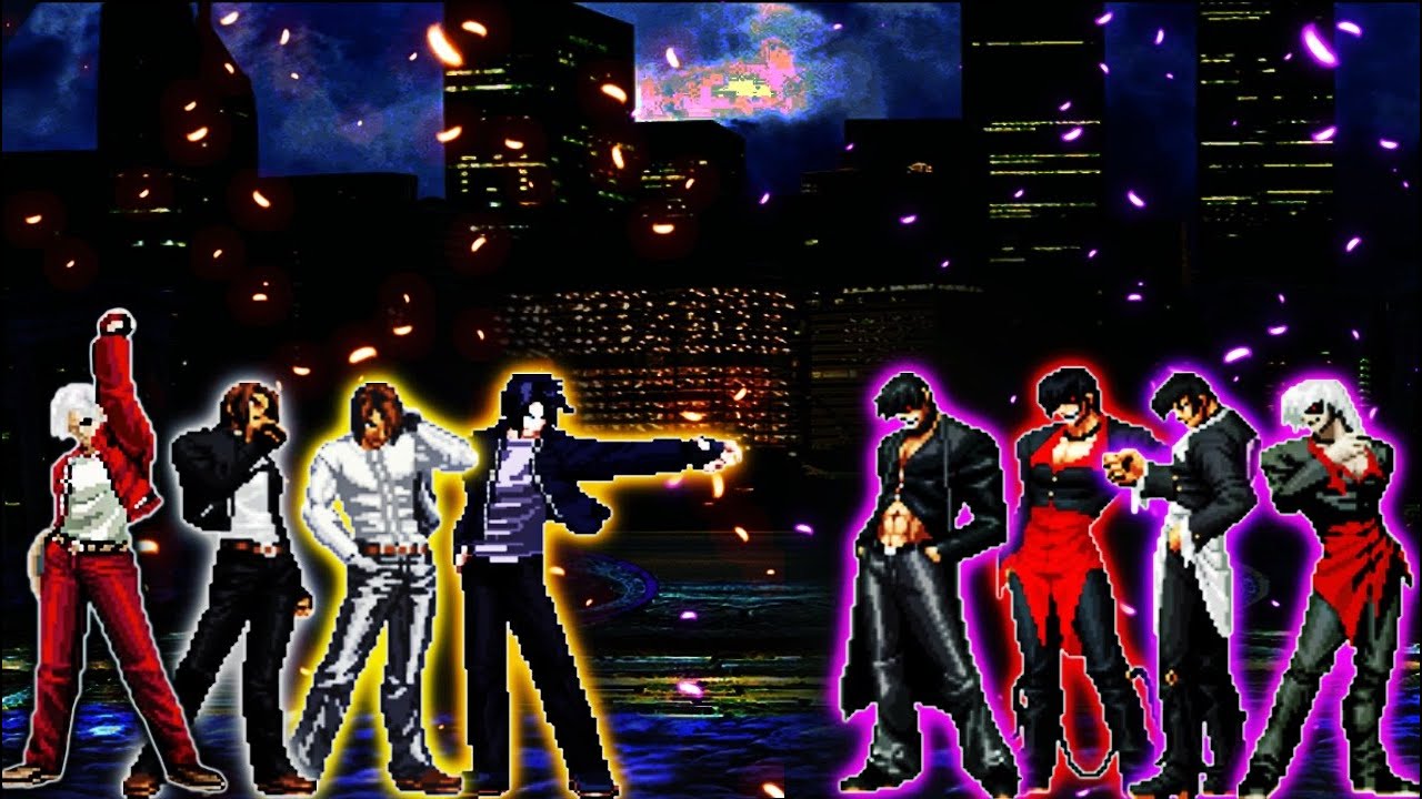 Bloodedge Kyo Team VS Devourer Element Team [Request Match] KOF MUGEN | SK Mugen