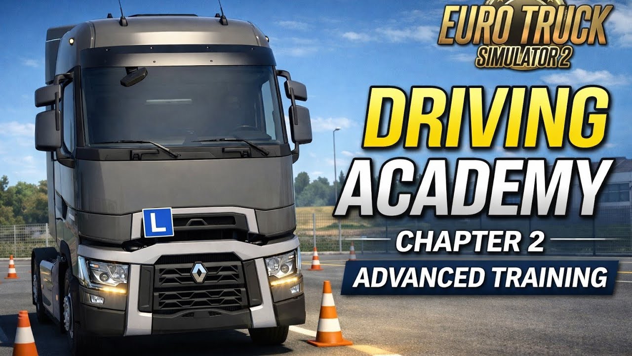 Can I Pass Chapter 2? 🤔 ETS2 Driving School Gameplay | Advanced Maneuvering