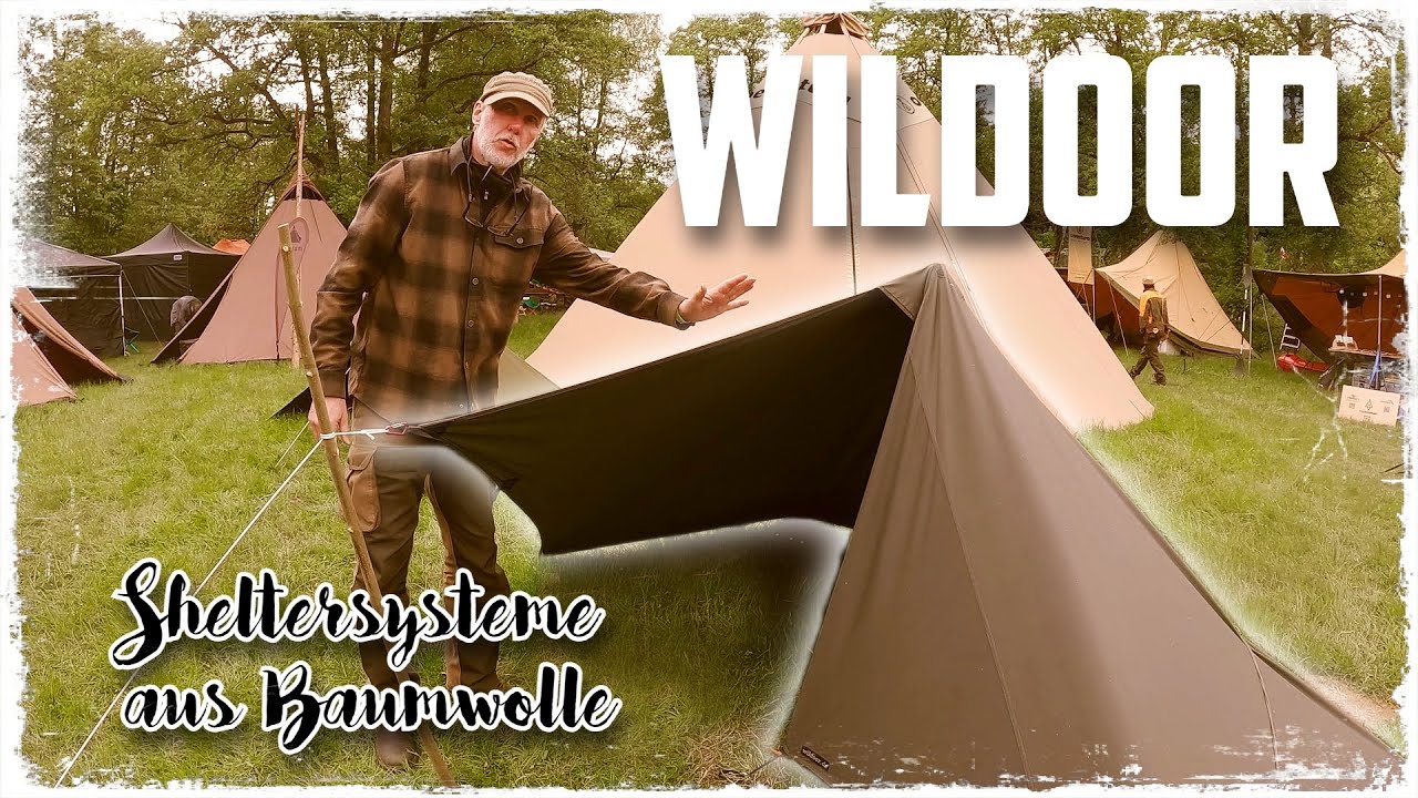 Dieses TARP aus Baumwolle MUSST DU kennen ⛺ Wildoor Sheltersysteme Made in Germany