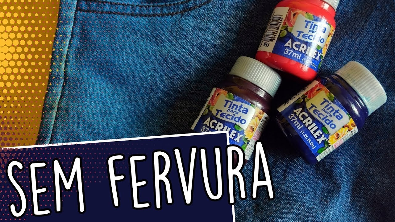 COMO TINGIR ROUPA COM TINTA DE TECIDO | Théo e Tintas