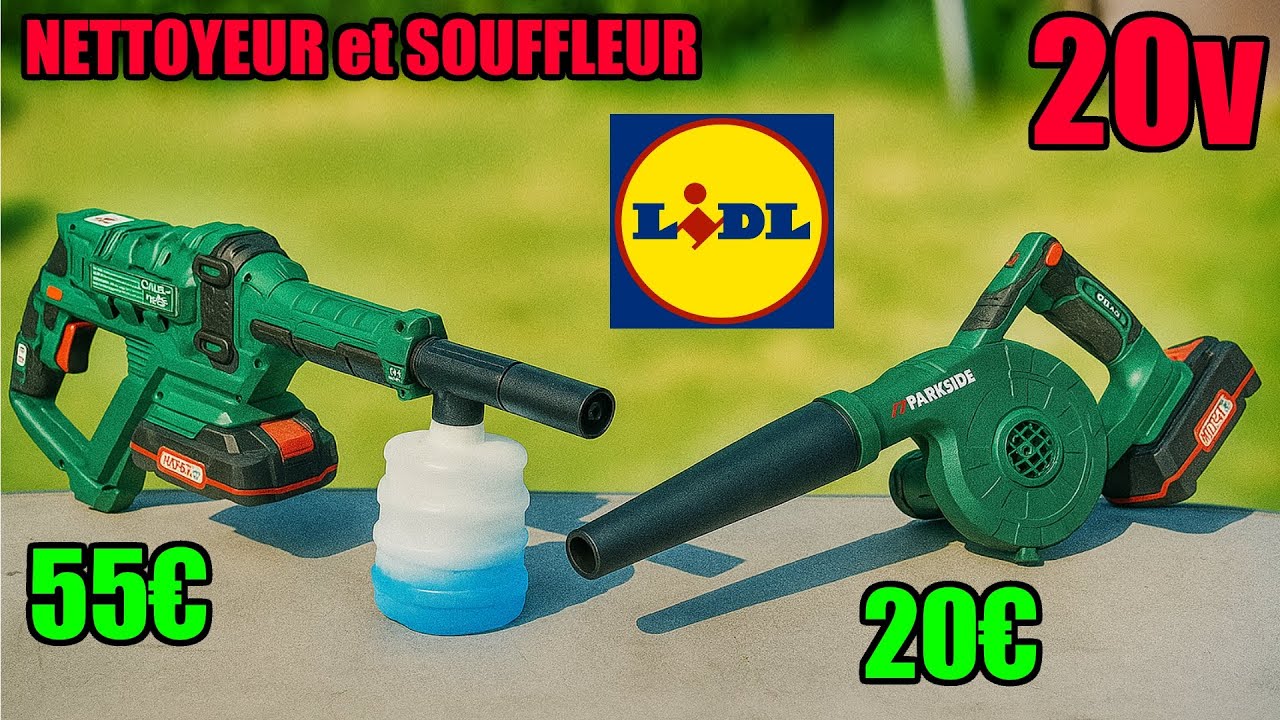 Мойка высокого давления LIDL 20 В и воздуходувка PARKSIDE — тестируем 2 продукта!