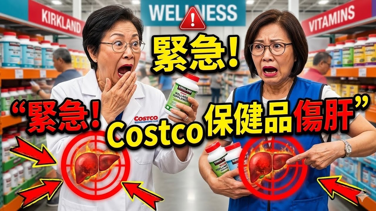 Costco藥劑師緊急提醒！這4種保健品正在悄悄傷肝！買的人最多，但醫生自己從來不吃！#Costco #保健品 #藥劑師 #肝臟 #健康 #醫學真相 #偽健康 #安全