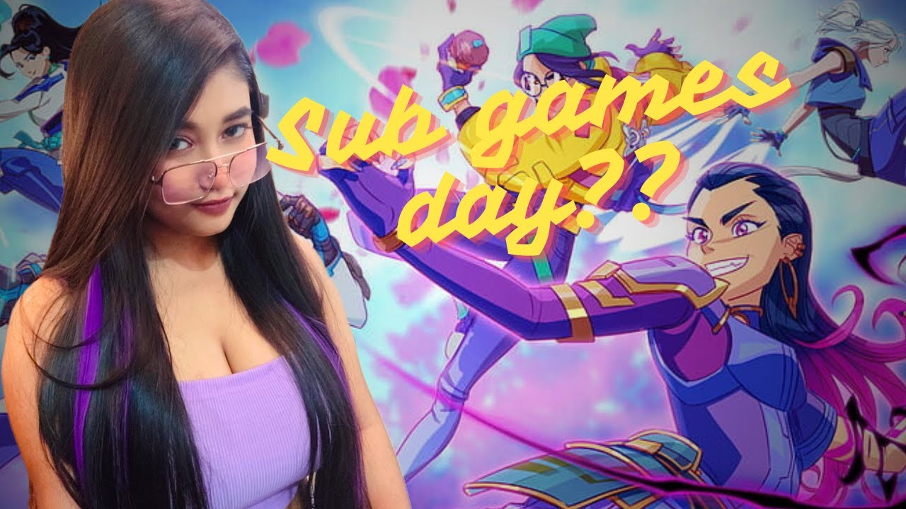2. FINALLY DOING SUB GAMES?? EVELYTH IS LIVE!!  #live #subgame  #gameplay #valorant #gamergirl
