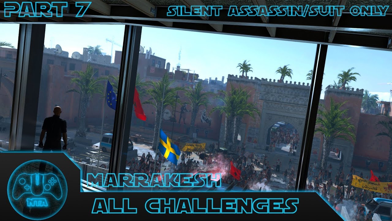 Hitman - Silent Assassin/Suit Only - All Challenges - Episode 3 Marrakesh Part 7