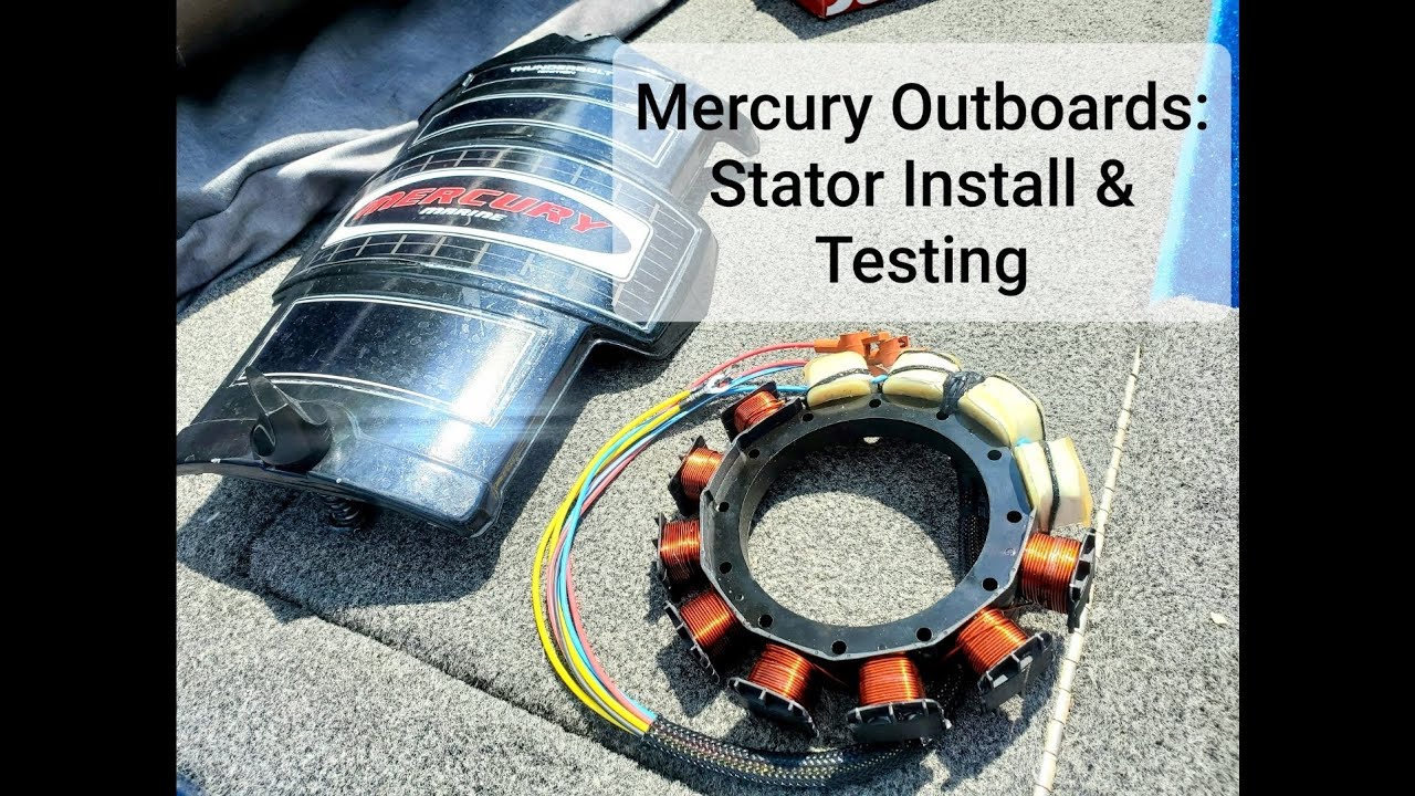 Mercury Outboards: Установка и тестирование статора