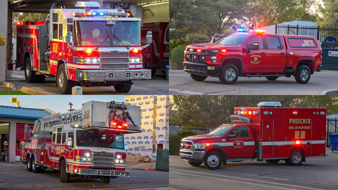 [Full House Response] Phoenix Fire Dept. Station 22