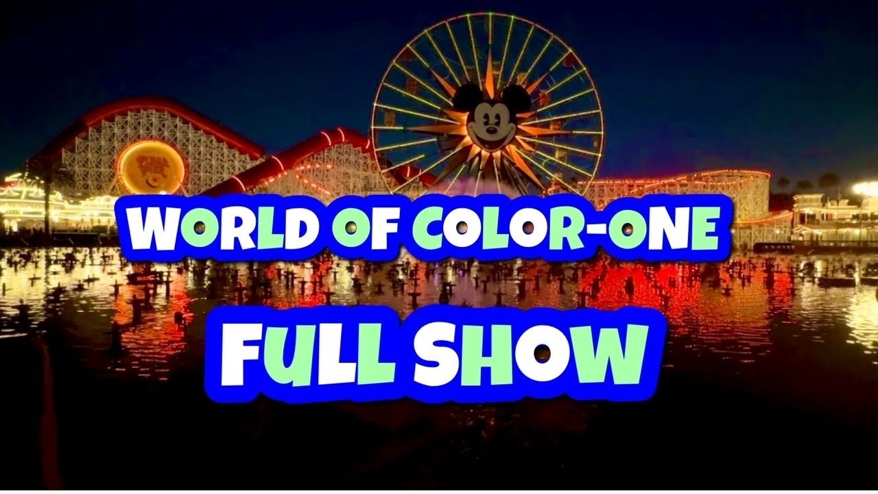 World of Color-ONE | Full Show | Including the Inside Out 2 Pre-Show!! | DCA | July 2024