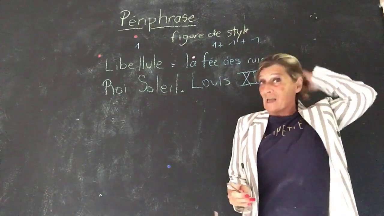 La périphrase  - Moma school - Apprendre le français- @momaschool Astuces Bac français 2024