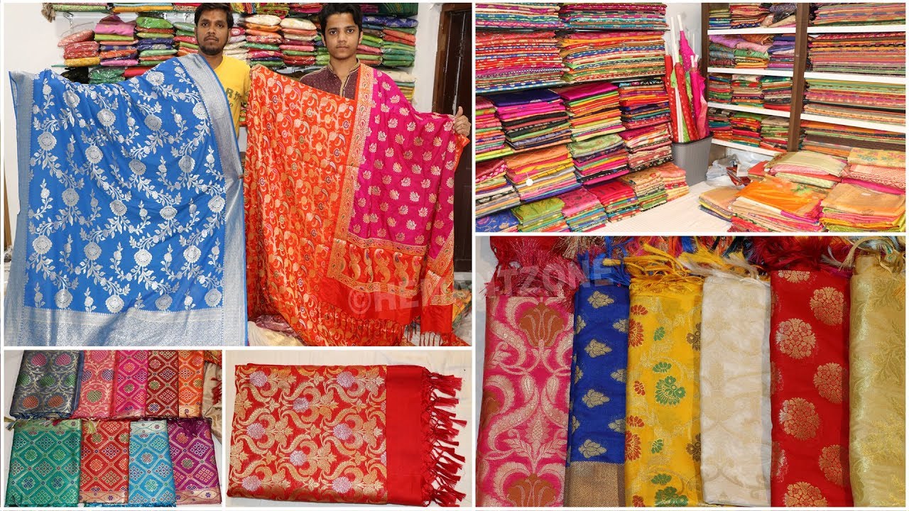 बनारसी दुप्पटे बनारसी सूट सीधा बनारस से ख़रीदे | BANARAS SUIT, SAREE, DUPATTA FACTORY | BANARASI SUIT