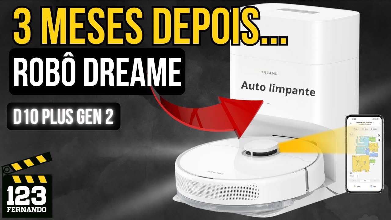 O QUE ACONTECEU APÓS TRÊS MESES DE USO DO ROBÔ ASPIRADOR DREAME D10 PLUS GEN?