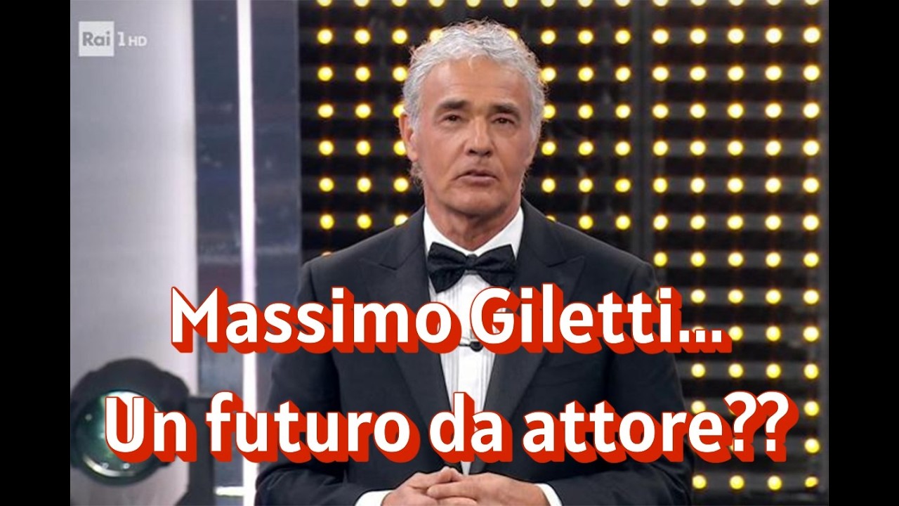 Giletti un futuro da attore?